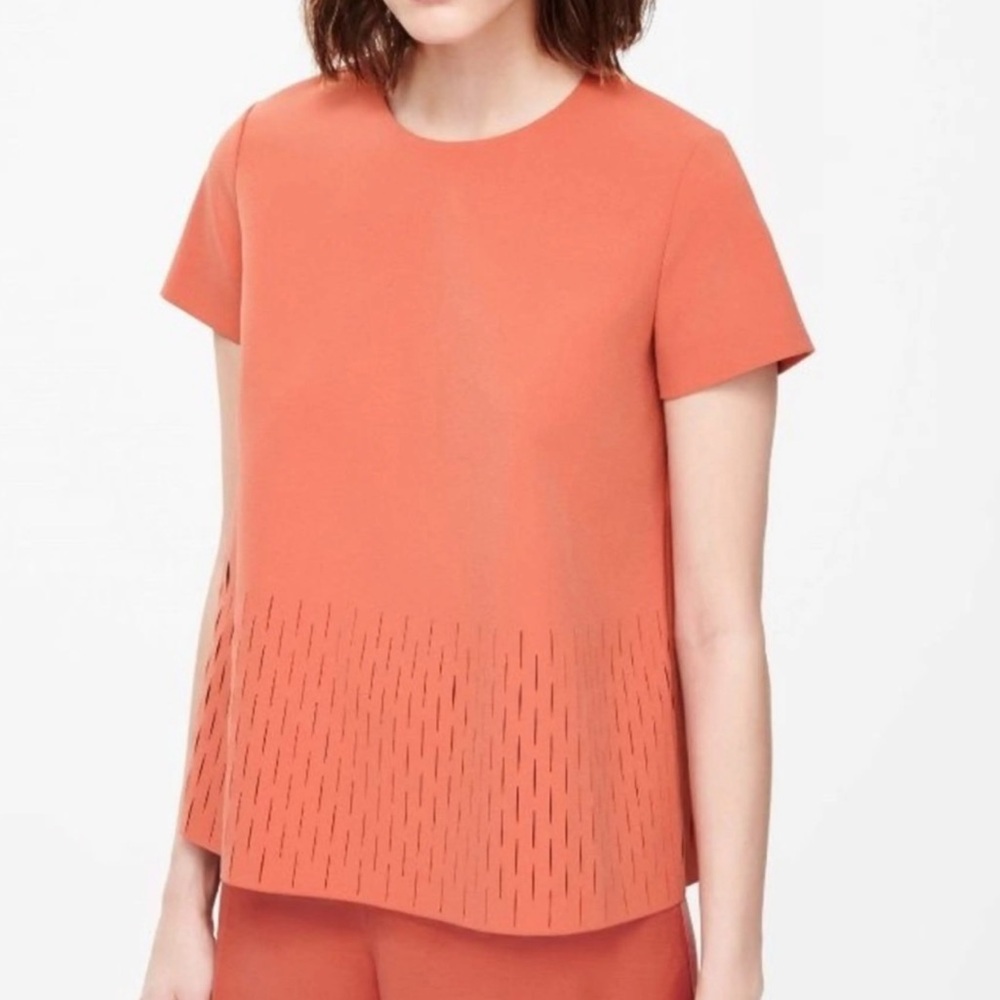 COS Boxy Laser Cut Top Size 6